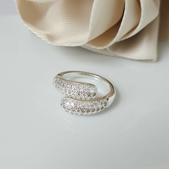 ANILLO DOBLE MICROPAVE - Amatista Joyas