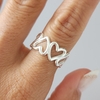 ANILLO CORAZONES CALADO