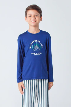 Pijama Juvenil Menino Inverno Nature