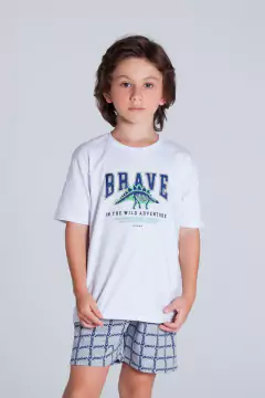 Pijama Infantil Verão Menino Brave
