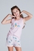Pijama Juvenil Verão Menina Regata Tropical