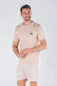 Pijama Masculino Curto Beach