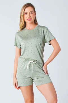Pijama Feminino Curto Florecer