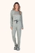Pijama Feminino Inverno Poá Verde Oliva