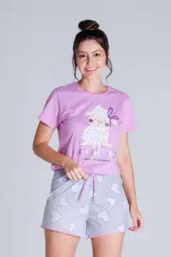 Pijama Feminino Curto Acordei