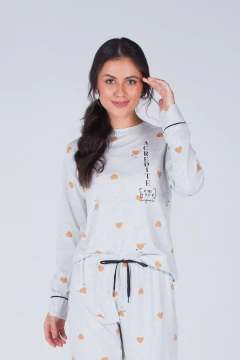 Pijama Feminino Inverno Cupido