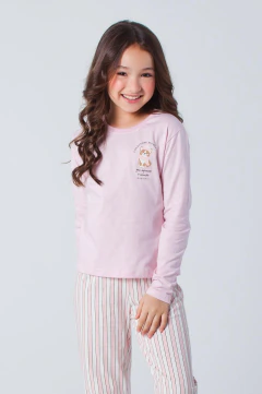 Pijama Infantil Menina Inverno Raposa