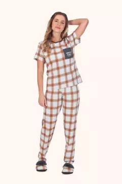 Pijama Feminino Inverno Manga Curta Sonhe