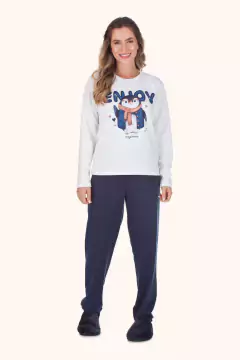 Pijama Feminino Inverno Pinguin