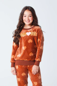 Pijama Infantil Menina Inverno Amore