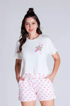 Pijama Feminino Curto Brilhe