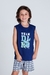 Pijama Infantil Verão Menino Regata Dino