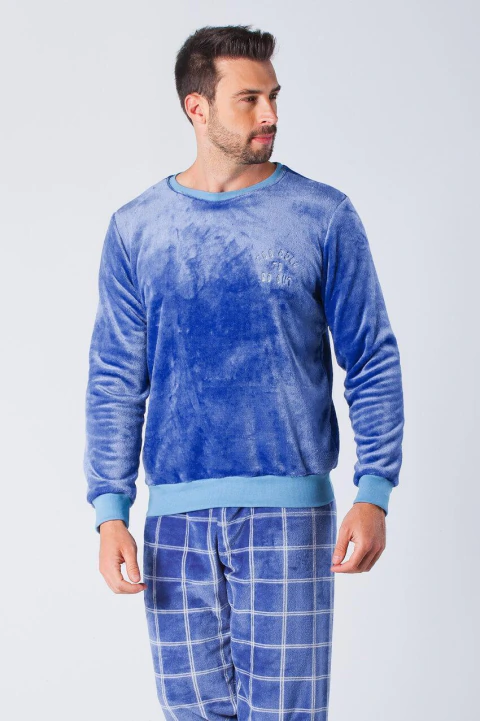 Pijama Masculino Inverno Pinguim