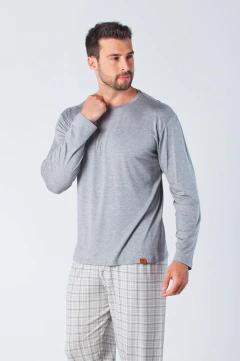 Pijama Masculino Inverno Xadrez