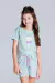 Pijama Juvenil Verão Menina Amigos