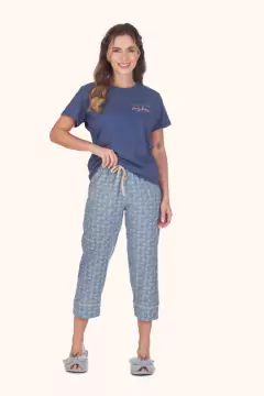 Pijama Feminino Inverno Pescador Lado Bom