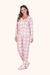 Pijama Inverno Feminino Botão Sleep