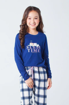 Pijama Juvenil Menina Inverno Sleep