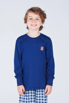 Pijama Infantil Menino Inverno Xadrez