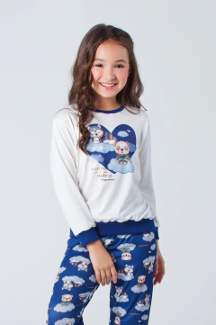 Pijama Juvenil Menina Inverno Animals