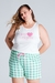 Pijama Plus Size Feminino Curto Regata Dormir