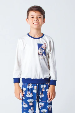 Pijama Juvenil Menino Inverno Animals