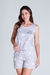 Pijama Feminino Curto Regata Corações