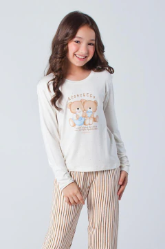 Pijama Juvenil Menina Inverno Aconchego