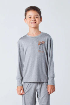 Pijama Juvenil Menino Inverno Sports
