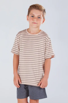 Pijama Infantil Verão Menino Listra