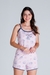Pijama Feminino Curto Regata Alça Cup