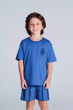 Pijama Juvenil Verão Menino Ancora