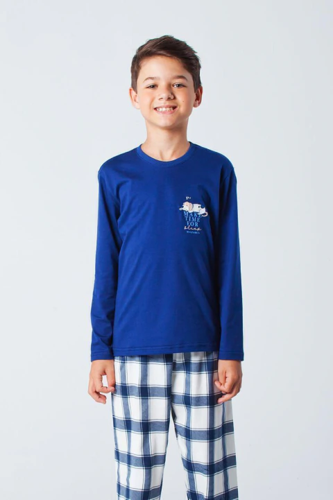 Pijama Infantil Menino Inverno Sleep