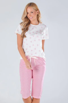 Pijama Feminino Capri Laços