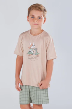 Pijama Infantil Verão Menino Sonhos Longos