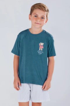 Pijama Juvenil Verão Menino Melhor Dia