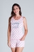 Pijama Feminino Curto Regata Brilhe