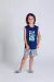 Pijama Infantil Verão Menino Regata Dino - comprar online