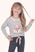 Pijama Infantil Menina Inverno Listrado Família Raposa - comprar online