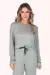 Pijama Feminino Inverno Poá Verde Oliva - comprar online