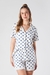Pijama Feminino Curto Botão Summer