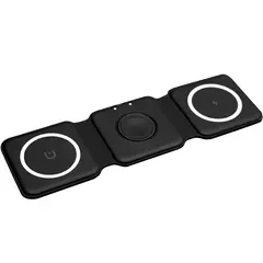 Imagen de Cargador Inalámbrico Magnético pagable 3 en 1
