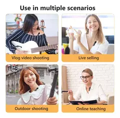 Micrófono De Solapa Tipo C Inalámbrico K9 - comprar online