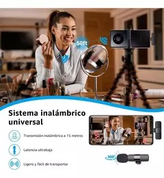 Imagen de Micrófono doble inalámbrico