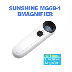 Lupa óptica portátil de 40 aumentos con luz LED de alta precisión SUNSHINE MG6B-1B en internet