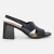 Sandalia Beira Rio Conforto Salto Grosso Feminina Slingback - comprar online