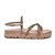 Sandalia Via Marte Papete Strass Brilho - loja online