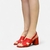 Sandalia Beira Rio Conforto Salto Grosso Slingback - comprar online