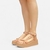 Sandalia Beira Rio Conforto Papete Anabela Pedraria - comprar online