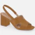 Sandalia Beira Rio Conforto Salto Grosso Feminina Slingback - comprar online